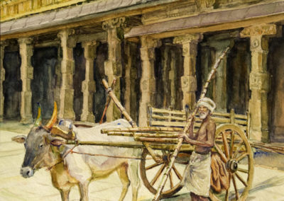 "Kanchipuram Temple Worker"